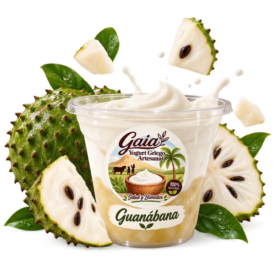 Yogurt griego Gaia sabor Guanábana