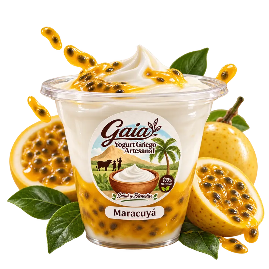 Yogurt griego Gaia sabor Maracuyá